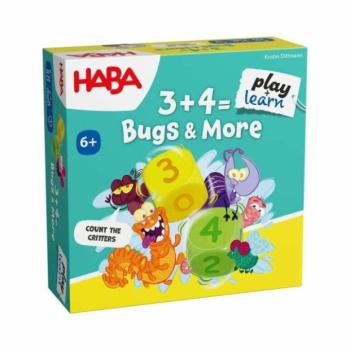 Haba Play&Learn Oktató mini játék 3+4 bogarak 6 éves kortól kép