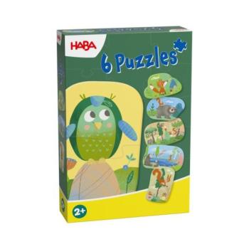 Haba Puzzle a legkisebbeknek Erdei állatok 6 db kép