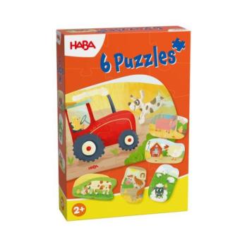 Haba Puzzle a legkisebbeknek Farm 6 db kép