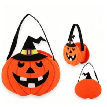 Halloweeni tökfejes táska 20cm kép