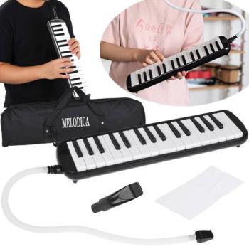 Hangszer Melodica szájharmonika tok két fúvókához IN0175 kép