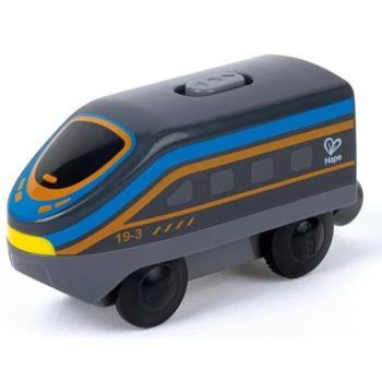 Hape Akkumulátoros Intercity mozdony, fekete kép