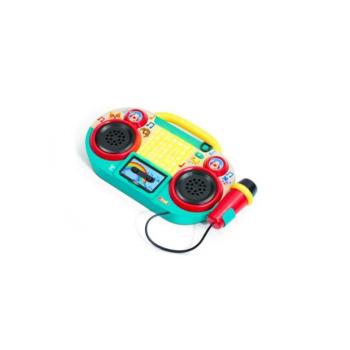 Hape Boombox rádió mikrofonnal Pixelz - fény- és hangeffektekkel