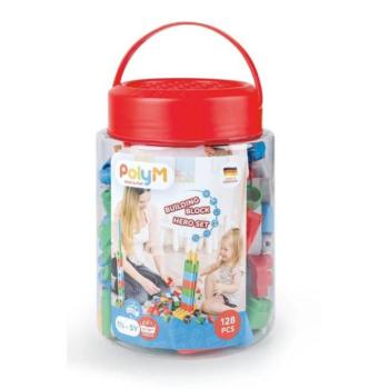 Hape Építőkészlet PolyM 128 db kép