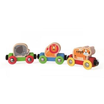 Hape játék vonat dzsungel utazás kép