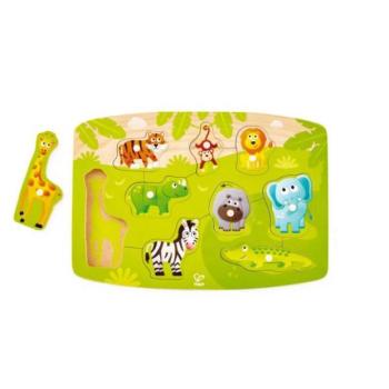 Hape puzzle a táblán - dzsungel kép
