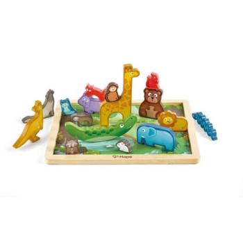 Hape Puzzle - Állatok királysága