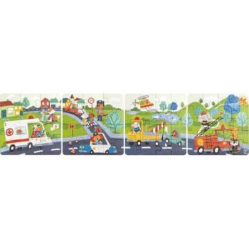 Hape Puzzle – Mentőautók kép