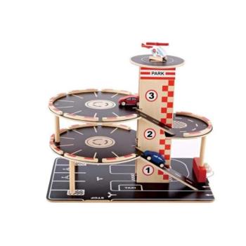 Hape Többszintes garázs autókkal és helikopterrel kép