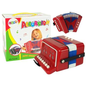 Harmonika egy kis zenésznek piros kép