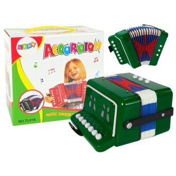 Harmonika hangszer a kis zenész Greennek kép