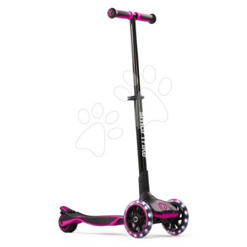 Háromkerekű roller kihúzható lábtartóval Xtend Pink Scooter smarTrike összecsukható magasságban állítható kormánnyal és LED-es kerekekkel 3–12 éves korig kép