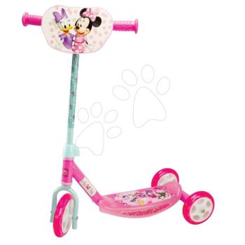 Háromkerekű roller Minnie 3 Wheels Scooter Smoby csúszásmentes és magasságilag állítható kormány max. 67 cm