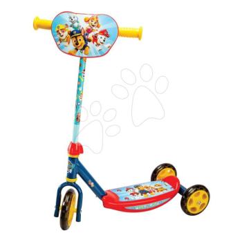 Háromkerekű roller Paw Patrol 3 Wheels Scooter Smoby csúszásmentes és magasságilag állítható kormány max. 67 cm kép
