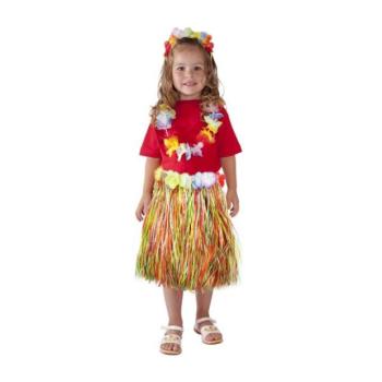 Hawaii színű szoknya 45 cm-es gyerekeknek kép