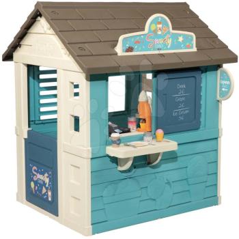 Házikó cukrászdával Sweety Corner Playhouse Smoby élelmiszerekkel és édességekkel 18 kiegészítő UV szűrő 2 évtől kép