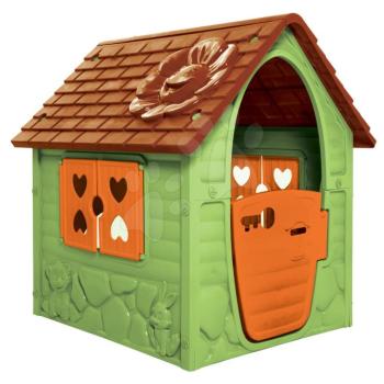 Házikó My First Playhouse Dohány zöld, virággal a tetőszerkezeten 24 hó-tól kép