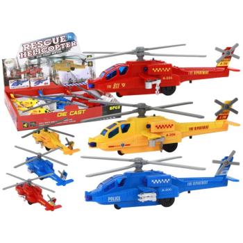 Helikopter alumínium mentőhelikopter mix hangfény meghajtással kép