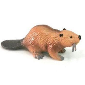 Hód figura ággal 10,5 cm kép