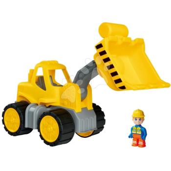 Homlokrakodó Power Worker Wheel Loader + Figurine BIG munkagép 47 cm - gumikerekek 2 évtől kép