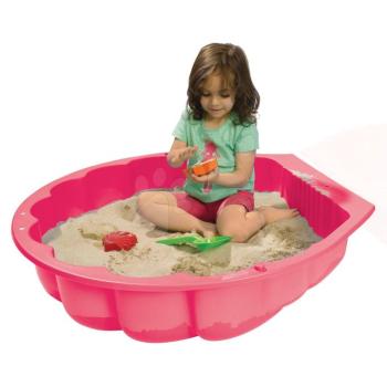 Homokozó kagyló Watershell Pink BIG vízre és homokra 100 literes rózsaszín 88*75*22 cm 12 hó-tól kép