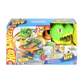 Hot wheels T-rex támadás pályaszett kép