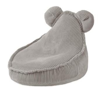 Huggy Bear Gyerek Fotel Bársony 68 × 45 cm Bézs kép