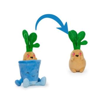 HUGGY POTS Növény kék virágcserépben plüss játék 27cm kép