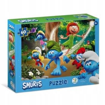 Hupikék Törpikék puzzle 32x23cm Hercegnő 60 darabos kép