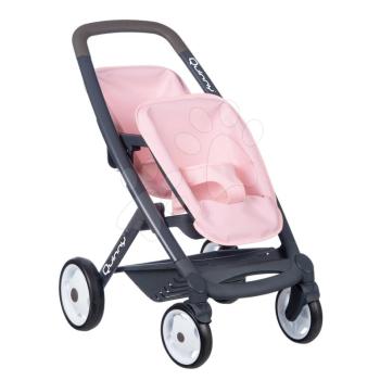 Iker babakocsi Powder Pink Maxi Cosi&Quinny Smoby biztonsági övvel 42 cm játékbabáknak kép