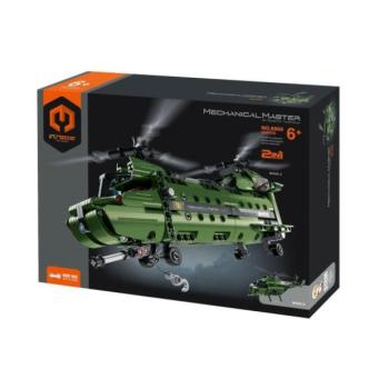 iM.MASTER Építőkészlet 2 az 1-ben helikopter mechanikus meghajtással műanyag 393 darab kép