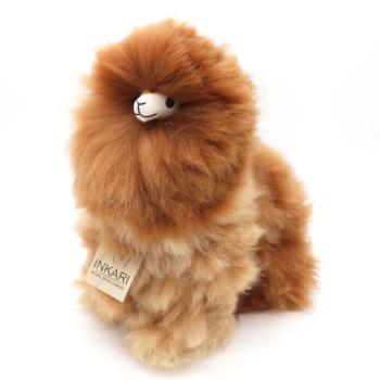 INKARI Plüss játék Alpaka Medium Monsterfluff Sandstone 32cm kép