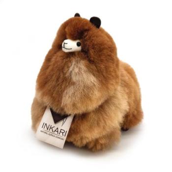 INKARI Plüss játék Alpaka Small Caramel 23cm kép