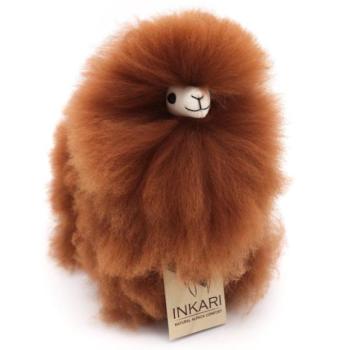 INKARI Plüss játék Alpaka Small Monsterfluff Mogyoró 23cm kép