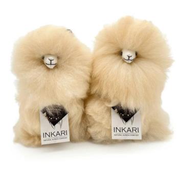 INKARI Plüss játék Alpaka Small Monsterfluff Szőke 23cm kép
