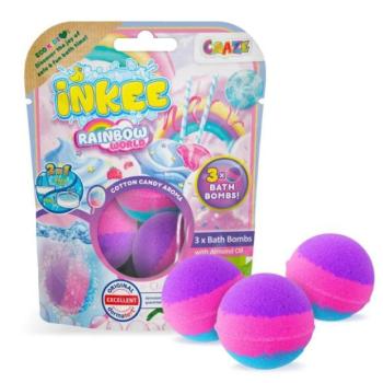 INKEE- Szivárvány világ 3x pezsgő bomba kép