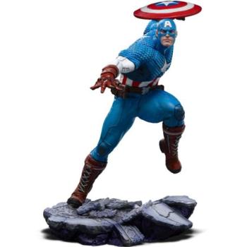 Iron Studios Marvel Comics - Amerika Kapitány Végtelen Kesztyű Dioráma Szobor 1/10