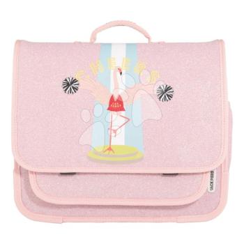 Iskolai aktatáska Schoolbag Paris Large Flamingo Jack Piers ergonomikus luxus kivitel 6 évtől 32*15*38 cm kép