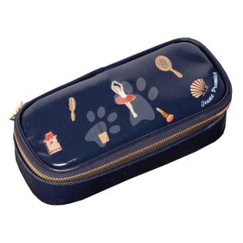 Iskolai tolltartó Pencil Box Jewellery Box Navy Jeune Premier ergonomikus luxus kivitel 22*7 cm kép