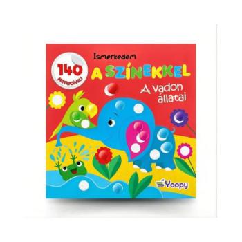 Ismerkedem a színekkel matricás foglalkoztató - A vadon állatai kép