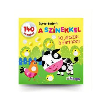 Ismerkedem a színekkel matricás foglalkoztató - Ki játszik a farmon? kép
