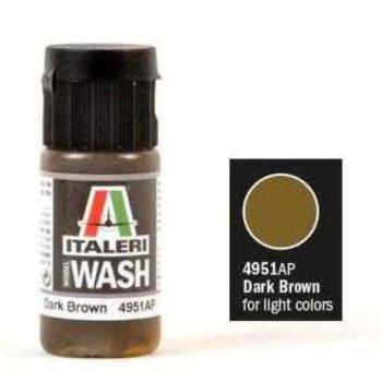 Italeri akrilmosó 4951AP - sötétbarna 20ml kép