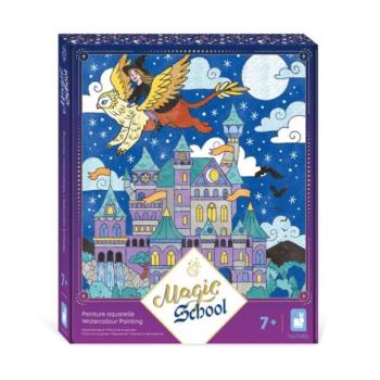 Janod Atelier Kreatív készlet Maxi Festés vízfestékkel Varázslatos iskola kép