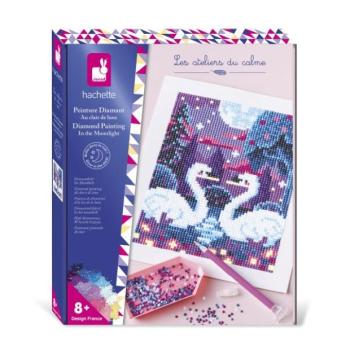 Janod Atelier Kreatív Készlet Maxi Holdfény Gyémántfestés kép