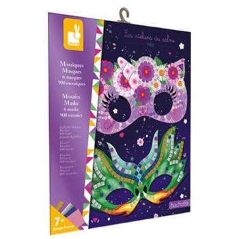 Janod Atelier Kreatív Készlet Mini Mozaik Maszkok 7+ kép