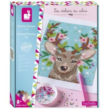 Janod Atelier Set Maxi Csillogó kép kristályokkal Szarvas 8 éves kortól kép