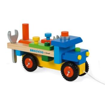 Janod BricoKids Kamion szerszámokkal 17 db kép