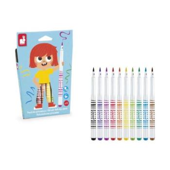 Janod Colorino Gyerek filctollak 12 szín puha heggyel kép