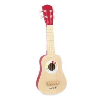 Janod Fa ukulele Confetti valódi hanggal 4 húros kép