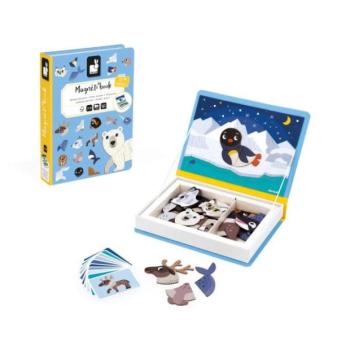 Janod Magnetibook Sarki állatok Mágneses könyv gyerekeknek kép